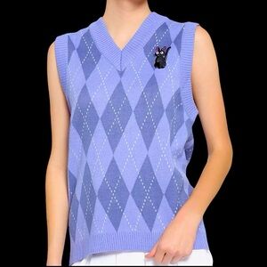 NWT Her Universe Studio Ghibli Kiki's Delivery Service Jiji Sweater Vest